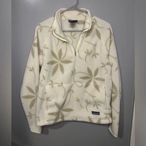 Patagonia Synchilla Fleece Pullover Leaf floral Sz L